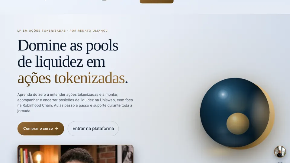 LP in tokenized stocks